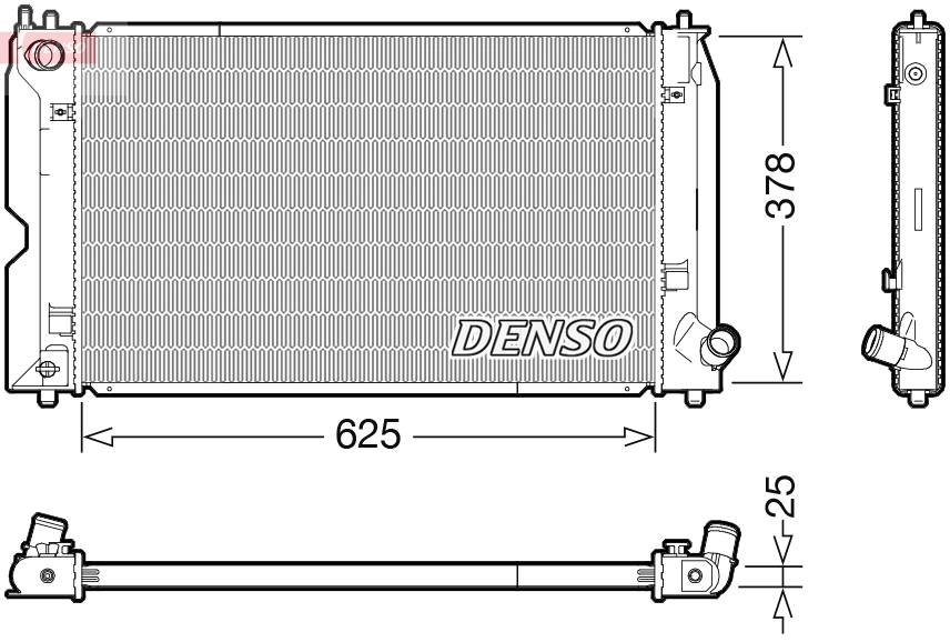 Radiator, engine cooling