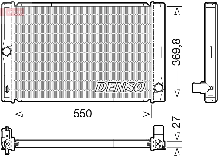 Radiator, engine cooling