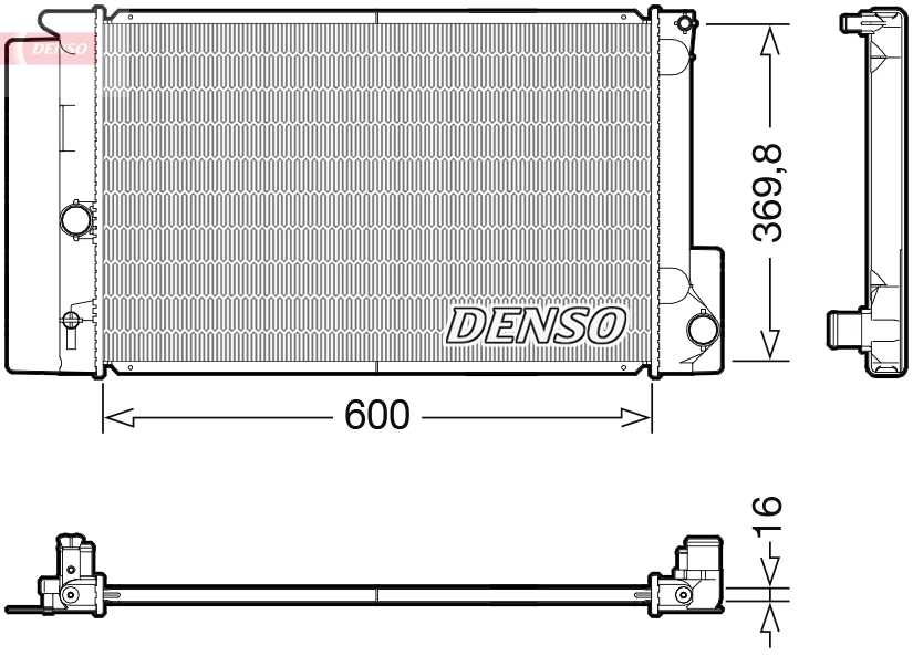 Radiator, engine cooling