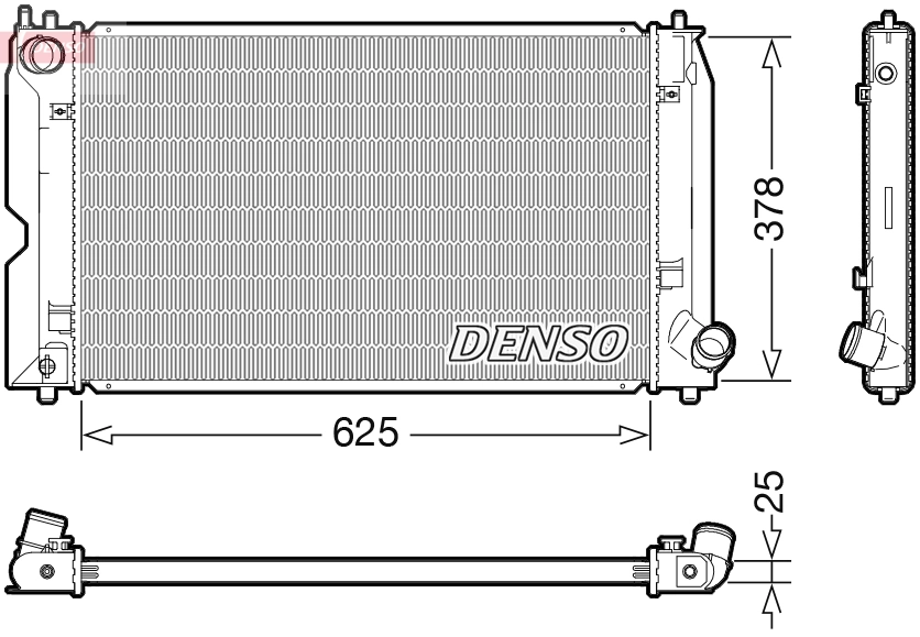 Radiator, engine cooling