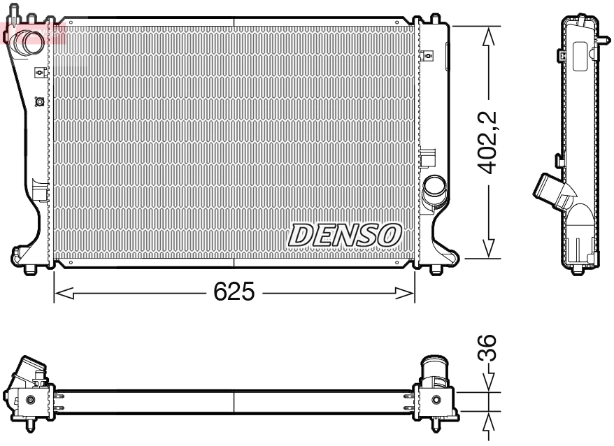 Radiator, engine cooling