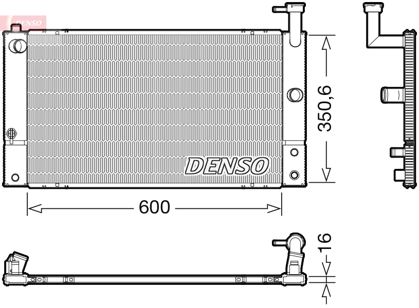 Radiator, engine cooling
