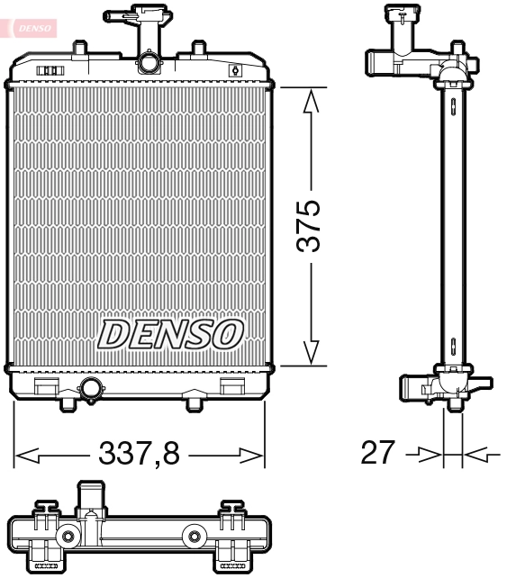 Radiator, engine cooling