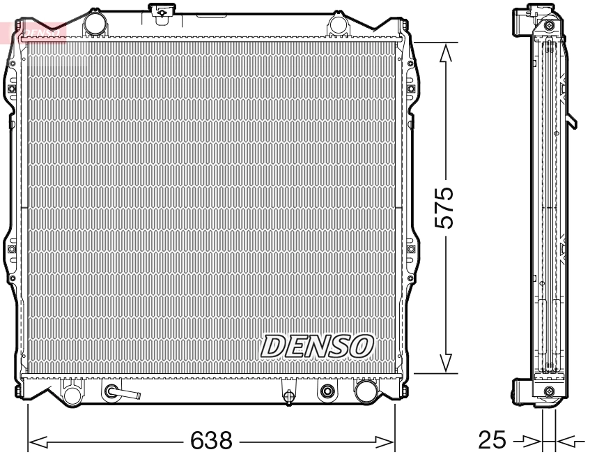 Radiator, engine cooling