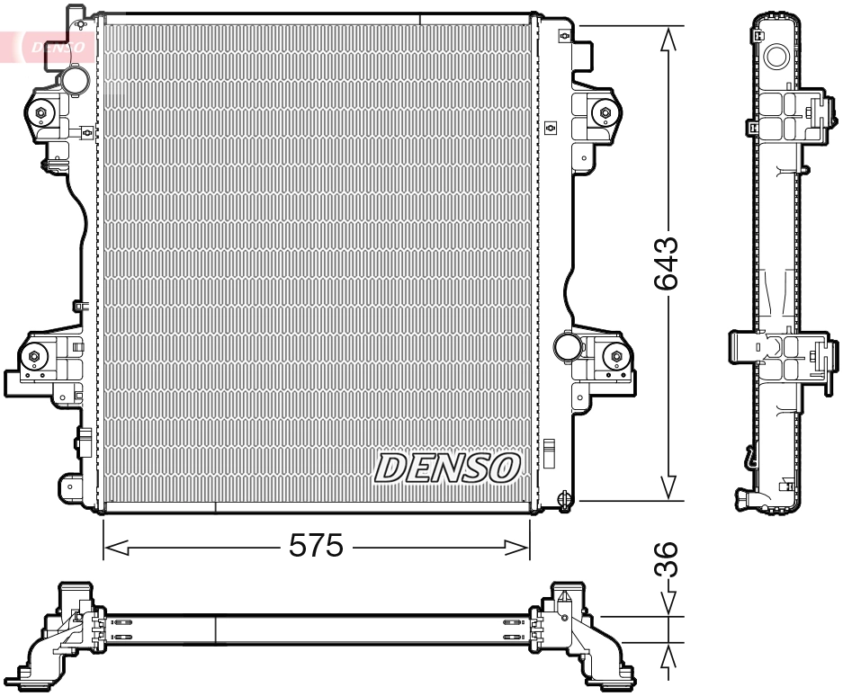 Radiator, engine cooling