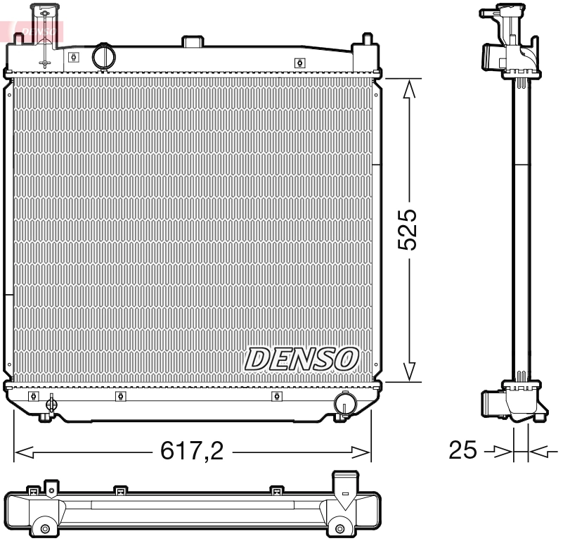 Radiator, engine cooling
