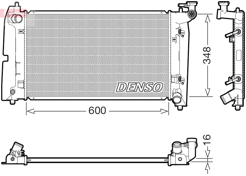 Radiator, engine cooling