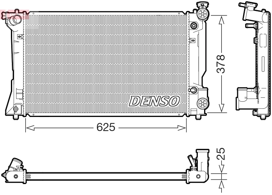 Radiator, engine cooling