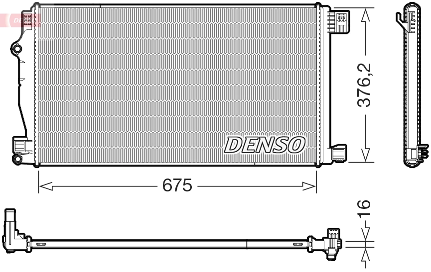 Radiator, engine cooling