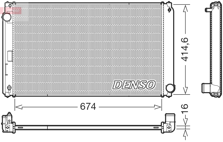 Radiator, engine cooling