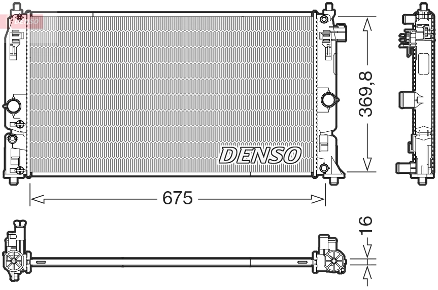 Radiator, engine cooling