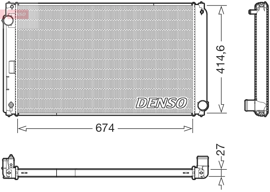 Radiator, engine cooling
