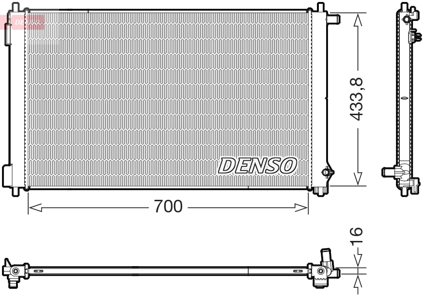 Radiator, engine cooling