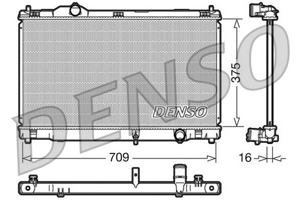 Radiator, engine cooling