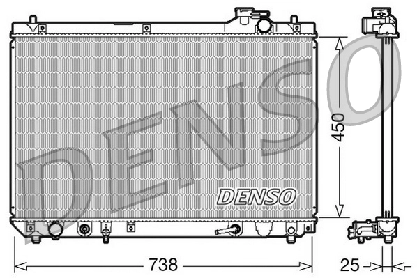 Radiator, engine cooling