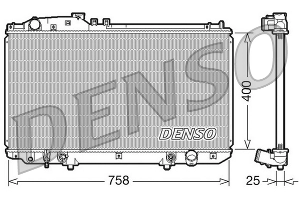 Radiator, engine cooling