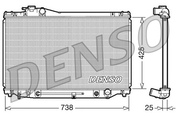 Radiator, engine cooling