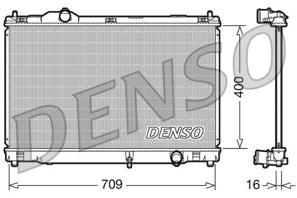 Radiator, engine cooling