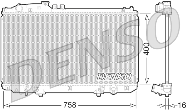 Radiator, engine cooling