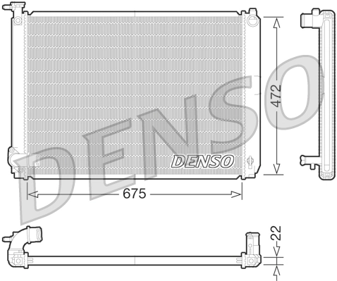 Radiator, engine cooling