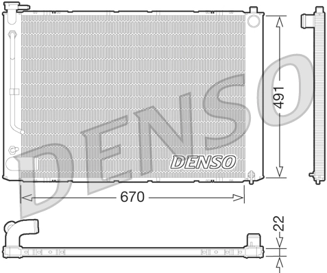 Radiator, engine cooling
