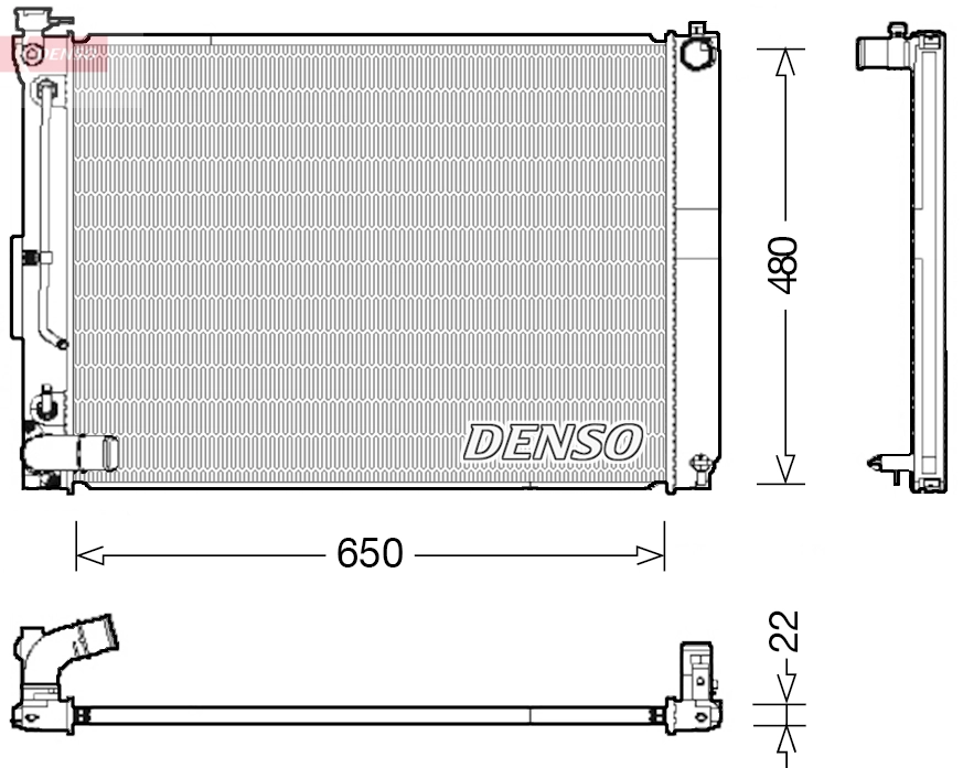 Radiator, engine cooling