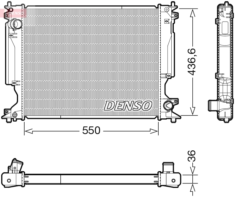 Radiator, engine cooling