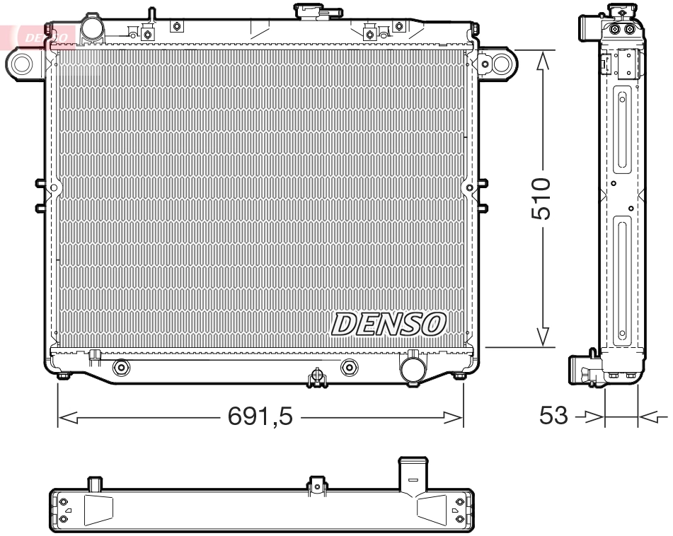 Radiator, engine cooling