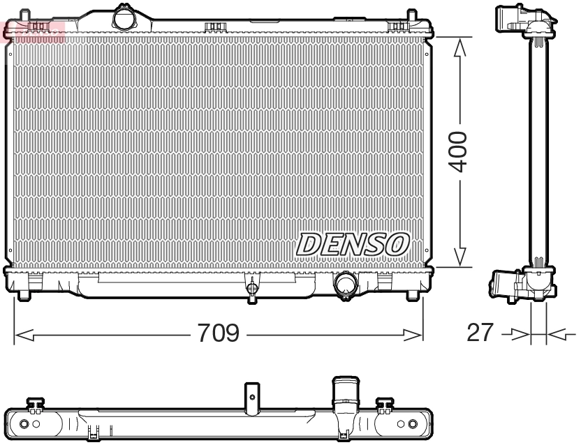 Radiator, engine cooling