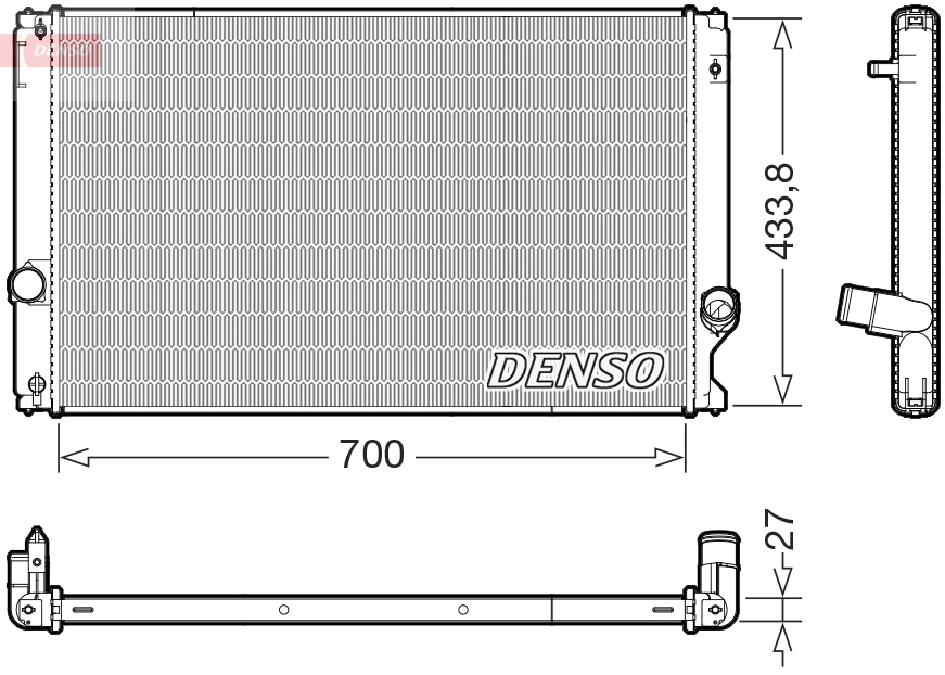 Radiator, engine cooling