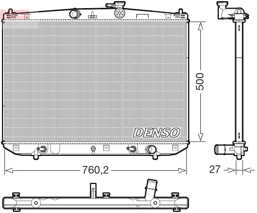 Radiator, engine cooling