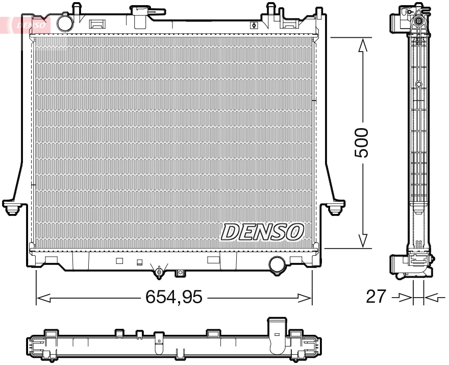 Radiator, engine cooling