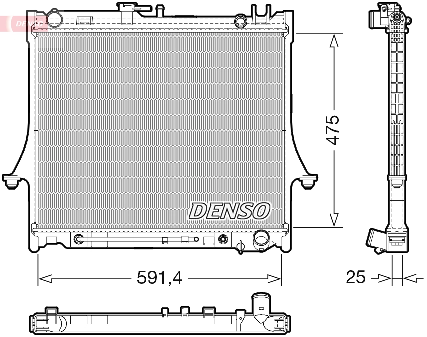 Radiator, engine cooling