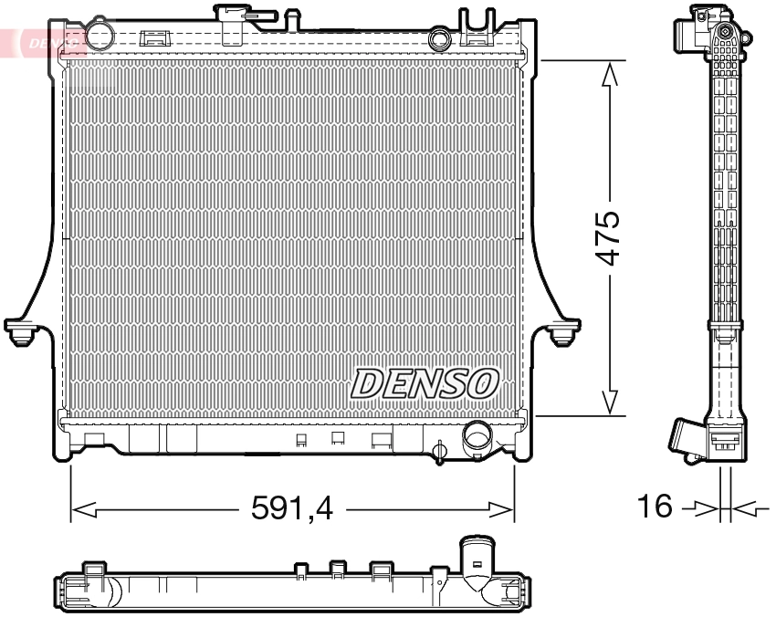 Radiator, engine cooling