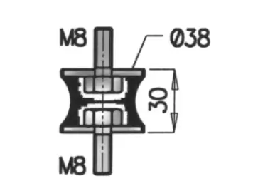 Mount, exhaust system