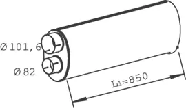 Centre Muffler