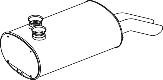 Centre/Rear Muffler