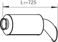Rear Muffler