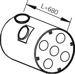 Centre Muffler