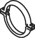 Clamping Piece, exhaust system