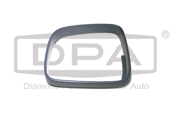 Frame, exterior mirror