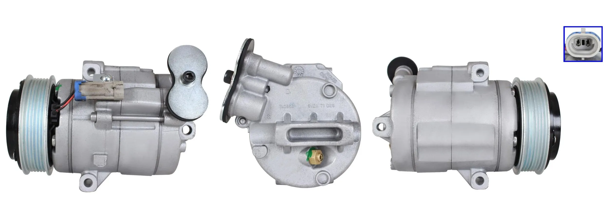 Compressor, air conditioning