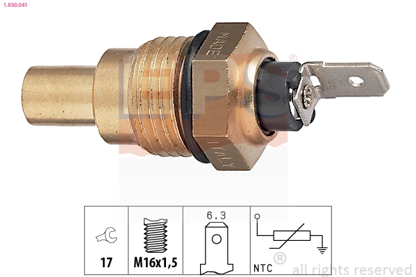 Sensor, coolant temperature