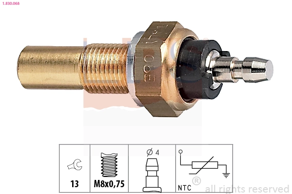 Sensor, coolant temperature