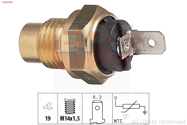 Sensor, oil temperature