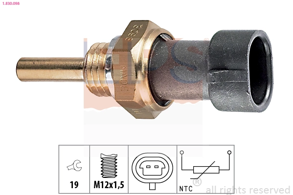 Sensor, oil temperature