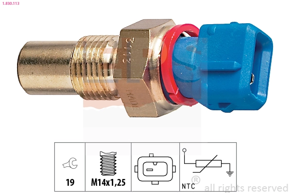 Sensor, oil temperature