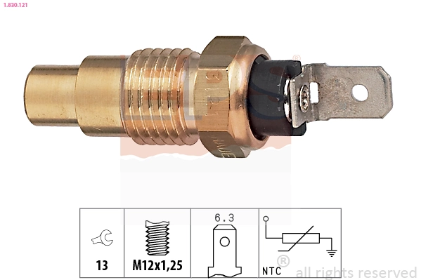Sensor, coolant temperature