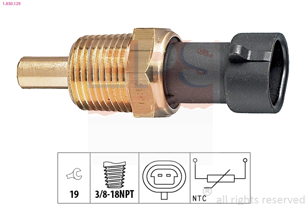 Sensor, oil temperature