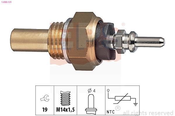 Sensor, coolant temperature